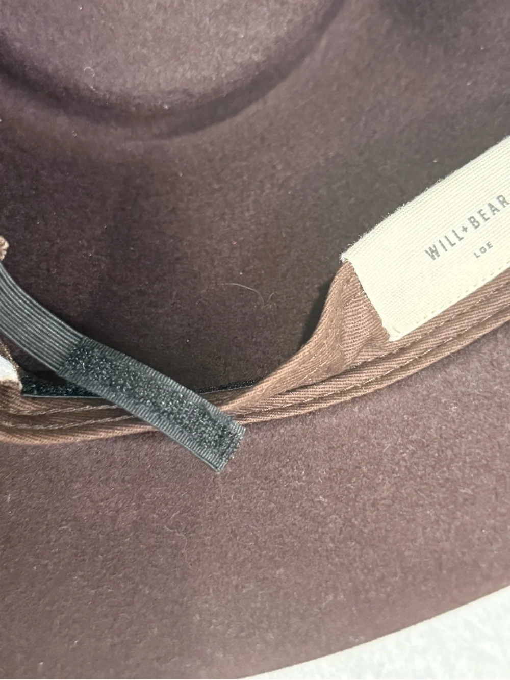 Will + Bear Cooper Coffee | Brown Western Hat | size L - Picture 6 of 9